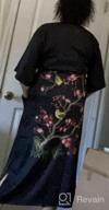 img 1 attached to Women'S Floral Kimono Robe Long Bathrobe Nightgown With Pocket - Ledamon review by David Ramirez