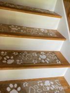 img 1 attached to 4-Pack SUSSEXHOME Carpet Stair Treads - Pet & Kid Friendly, Self Adhesive Safety To Prevent Slipping On Wooden Steps review by Damion Pasquale