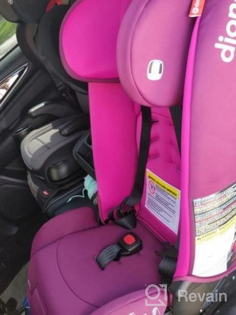 img 1 attached to Diono Radian 3RX 3-In-1 Rear And Forward Facing Convertible Car Seat, Adjustable Head Support & Infant Insert, 10 Years 1 Car Seat Ultimate Safety And Protection, Slim Fit 3 Across, Pink Blossom review by Deandre Vogt