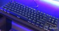 img 1 attached to MechanicalEagle Z-77 75% Mechanical Keyboard Aluminium Panel Clicky Blue Switches Rainbow LED Backlit N-Key Rollover 87-Key Tenkeyless Hot Swappable Spare Switches Included review by Eric Trask