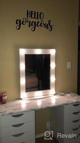 img 8 attached to Waneway Hollywood Vanity Mirror With Lights - Illuminate Your Beauty Routine In Style