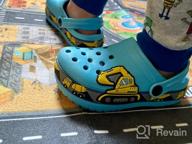 img 1 attached to FolHaoth Boys' Dinosaur Non Slip Slippers - Toddlers' Shoes review by Art Porras