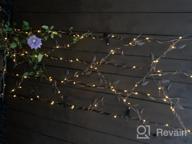 картинка 1 прикреплена к отзыву BHCLIGHT Solar String Lights Outdoor, 8 Modes Waterproof Fairy Lights For Christmas Party Holiday - Blue (Upgraded Super Durable) от Brian Shakey