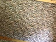 img 1 attached to Stone Brick Wallpaper Peel And Stick Wallpaper Cleanable 3D Brick Wallpaper Self Adhesive Wallpaper Countertop Removable Wallpaper For Home Decoration Stone Brick 17.71” ×393.7” review by Chris Reeves