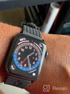 img 1 attached to Trendy And Durable Rubber Apple Watch Bands In Various Colors And Sizes For Series 5 4 3 2 1 review by Josh Long