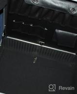 img 1 attached to Aluminum Hard Tool Box Case Portable Carrying Briefcase Flight Storage Organizer Toolbox With Large Frame And Stronger Corners, Extra Padding Foam review by Ben Jacobson