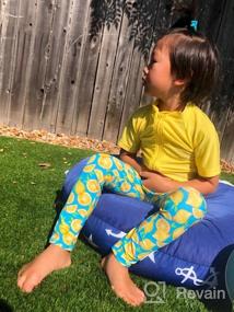 img 5 attached to Детские плавательные штаны UPF 50+ — разноцветные леггинсы для девочек и мальчиков | SwimZip