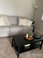 img 1 attached to Modern Chic And Functional White Coffee Table With Storage Shelf For Your Living Room review by Miguel Yurco
