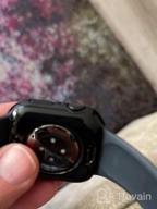 img 1 attached to Waterproof Goton Apple Watch Case With Built-In Tempered Glass - 2 In 1 360 Protective Cover For Series 6, SE, 5 And 4, 40Mm - Front And Back Bumper For IWatch SE 2022 Accessories review by Jessica Martin