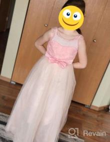 img 6 attached to Stunning TTYAOVO Girls Pageant Ball Gowns: Exquisite Chiffon Embroidered Wedding Party Dress for Kids