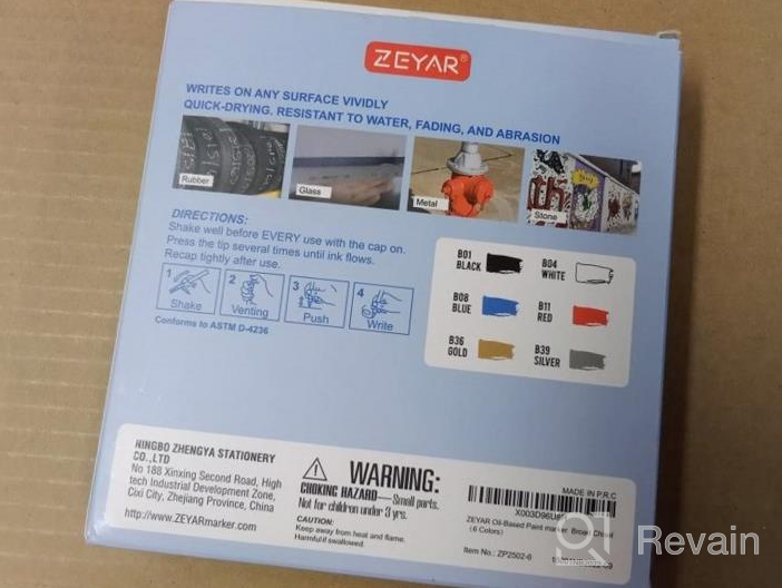 img 1 attached to ZEYAR Paint Markers, Jumbo Size, Chisel Point, Premium Waterproof & Smear Proof Ink, Aluminum Barrel, Great On Plastic, Wood, Rock, Metal And Glass For Permanent Marking (1 Black & 2 White) review by Steve Willis