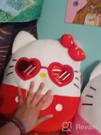 img 1 attached to 14-Inch Hello Kitty With Red Glasses Squishmallows Plush - Sanrio Ultra Soft Stuffed Animal Toy By Kellytoy review by Therealwesley Shaw