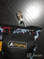 img 1 attached to OllyDog Goodie Treat Bag, Dog Treat Pouch, Waist Belt Clip For Hands-Free Training, Magnetic Closure, Dog Training And Behavior Aids, Three Ways To Wear, (Raven) review by Andrew Hare