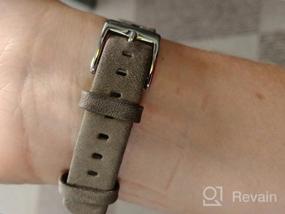 img 5 attached to Beyite Leather Bands: Perfect Fit For Fitbit Alta And Alta HR (5.5" - 8.1")
