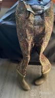 img 1 attached to Foxelli Camo Neoprene Chest Waders For Men & Women - Waterproof Bootfoot Hunting & Fishing Waders With Boots. review by Alex Barnes