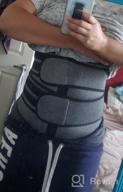 img 1 attached to Get Your Dream Waistline With HOPLYNN Neoprene Sweat Waist Trainer Corset review by Josh Cox