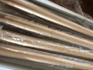 img 1 attached to 14 Inch Copper Metallic Taper Candles - 12 Pack Unscented Paraffin Wax With Cotton Wicks, Dripless Dinner Candle By Hyoola review by Ali Mitchell