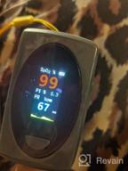 img 1 attached to Pulse Oximeter Fingertip: Digital Blood Oxygen Saturation Monitor For Heart Rate & SpO2 Level Monitoring - Portable LCD Pulse Oximeter With Batteries Included review by Gary Generale