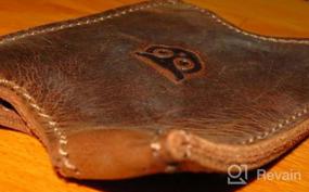 img 6 attached to 👨 Handcrafted Rustic Leather Men's Wallets, Card Cases & Money Organizers by Hide Drink