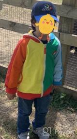 img 7 attached to Rainbow Patchwork Mud Kingdom Sweatshirt for Boys