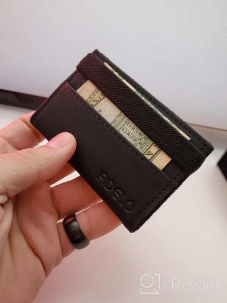 img 1 attached to Optimized Wallet: Minimalist Credit Card Holder for Men - Stylish Wallets, Card Cases, and Money Organizers review by Pascal Santos