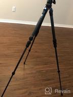 img 1 attached to SIRUI AM-284 Travel Carbon Fiber Tripod, Professional Camera Tripod With 4-Section Legs, Twist Leg Locks, Detachable Metal Spikes, Loads Up 33LB review by Matthew Bell
