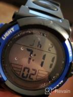 img 1 attached to 🏻 Kids Watch: Multifunctional Sport Chronograph for Boys (6-15), Waterproof & Alarm, Analog & Digital Display review by Jonathan Robertson