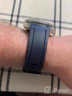 img 1 attached to Upgrade Your Style: Crafter Blue 22Mm Blue Rubber Watch Band For Seiko SKX007 SKX009 SKX011 SKX173 7002 review by Jason Mulah