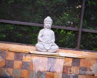 img 1 attached to Experience Zen: Kante 25.6" Lightweight Buddha Statue For Indoor And Outdoor Meditation review by Noel Schmits