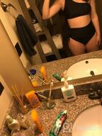 img 1 attached to Black Large Bonim Lace V Neck Two Piece Swimdress Tankini Bathing Suit With Bikini Bottom Skirt review by Kelly Gonzalez