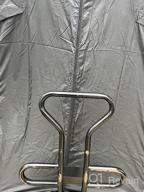img 1 attached to Outdoor Golf Cart Cover - Dust-Proof And Anti-UV With Extra PVC Coating - Custom Fit For EZ GO, Club Car, Yamaha - Protects 4-6 Passengers review by Levi Stewart