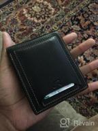 картинка 1 прикреплена к отзыву Pocket Credit Holder for Men's Travel Accessories by Badiya от Sharmake Shuram