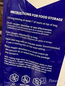 img 6 attached to 50 Bundle Pack Of 1-Gallon Wallaby Mylar Bags For Safe And Long Term Food Storage - Heat Sealable And Food Safe