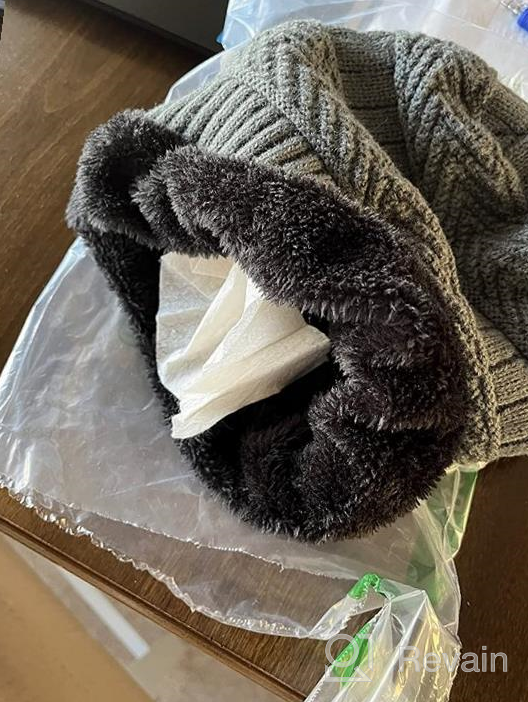 img 1 attached to 🧢 Winter Windproof Beanie: HINDAWI Slouchy Boys' Accessories to Keep Warm in Cold Weather review by David Elam