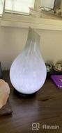 img 1 attached to Ink Art Glass Essential Oil Diffuser - COOSA Ultrasonic Cool Mist Humidifier With Timer, Waterless Auto Shut-Off, And 2 Color LED Lights For Home, Office, And Yoga review by Matthew Hoang