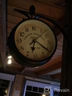 img 1 attached to 7"/18Cm WICHEMI Wall Clock - Retro Station Clock With 360° Rotation For Home Decor review by Kyle Hong