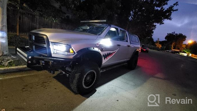 img 1 attached to 2010-2019 Dodge Ram 1500 2500 3500 4500 5500 LED Side Mirror Puddle Lights - 2X Assembly, 6000K White review by Ryan Hoover