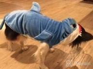 img 1 attached to Mogoko Funny Dog Cat Shark Costumes, Pet Halloween Christmas Cosplay Dress, Adorable Blue Shark Pet Costume,Animal Fleece Hoodie Warm Outfits Clothes (L Size) review by Heather Warren