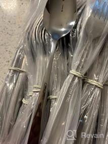 img 8 attached to Deedro 20-Piece Stainless Steel Flatware Set For 4 - Mirror Polished Cutlery Utensils, Durable Kitchen Tableware W/ Dinner Knife, Fork & Spoon - Dishwasher Safe