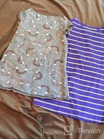 img 5 attached to Радужная одежда для младенцев и платья с коротким рукавом от Spotted Zebra
