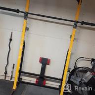 img 1 attached to 800LBS Weight Capacity ZENOVA Power Rack Squat Rack Fitness Pull Up Bar Station With J-Hooks And Dip Bar review by Mark Holloway