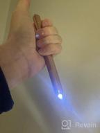 img 1 attached to 2 Pcs Reusable LED Penlight W/Pupil Gauge For Nurses & Doctors - Rose Gold & White review by Justin Kedzior