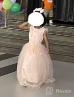 картинка 1 прикреплена к отзыву Платья и одежда для девочек с вышивкой принцессы для праздников, первой причастности и дня рождения от Brittney Weaver