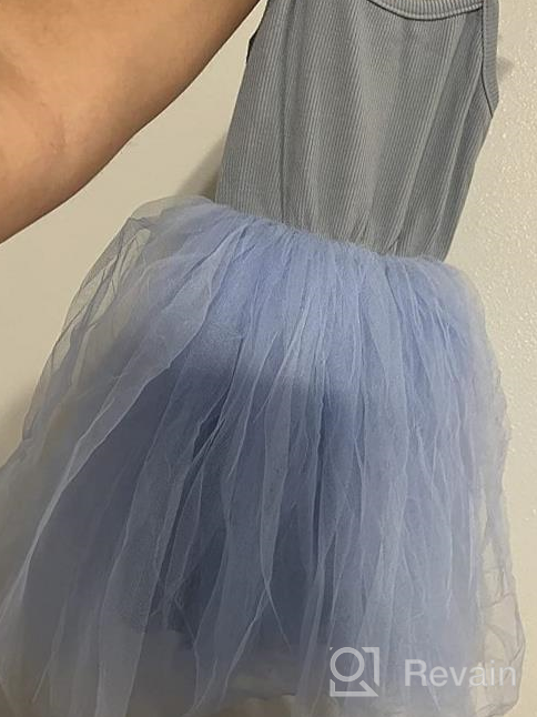 img 1 attached to 👗 Adorable LYXIOF Baby Girls Tutu Dress: Long Sleeve/Sleeveless Princess Tulle Sundress review by Lauren Naomi