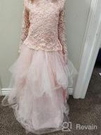 img 1 attached to Sophisticated Vintage Chiffon Flower Girl Dresses by ABAO SISTER review by Bill Wasson