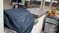 img 1 attached to Water-Resistant Built-In Grill Cover With Cinching Drawcord For Grill And Charcoal Heating - Covermates review by John Harvieux