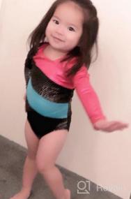 img 7 attached to TFJH E Sparkle Gymnastics Leotard: Athletic One-Piece Tank Bodysuit for Girls (3-15Y)