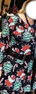 img 1 attached to Women'S Christmas Santa Claus Print Flared A Line Dress Pullover review by Robert Layne