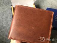 img 1 attached to Genuine Cowhide Leather Men's 🐄 Accessories - Enhancing Blocking Bifold Function review by Troy Coste