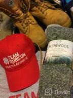 img 1 attached to 3 Pairs Merino Wool Hiking Socks For Men And Women – Midweight Cushioned Thermal Socks By MERIWOOL – Breathable & Warm review by Whitney Bailey